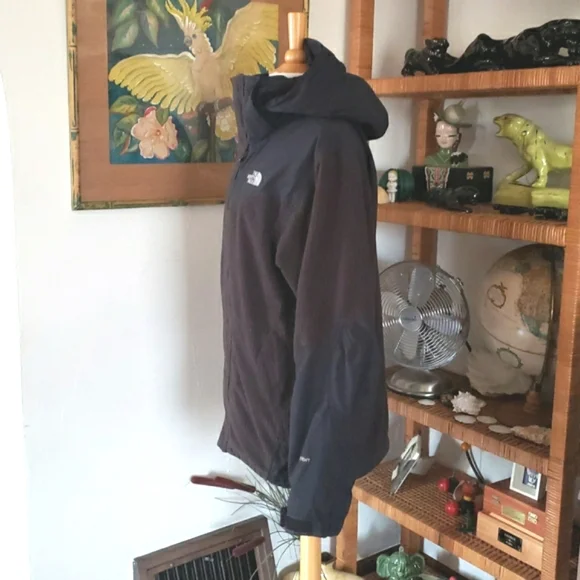 The North Face Prodigy Black Corduroy Hooded Outdoor/Ski Jacket Size Small